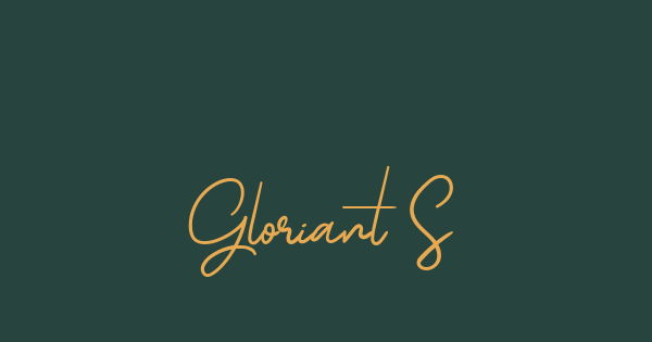 Gloriant Signature font thumbnail