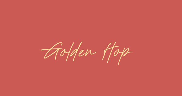 Golden Hopes font thumbnail