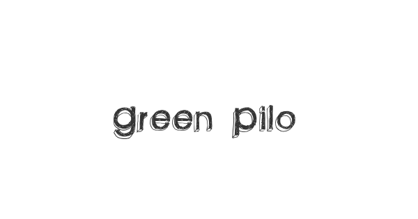 Green Piloww font thumbnail