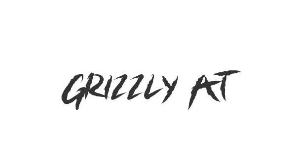 Grizzly Attack font thumbnail