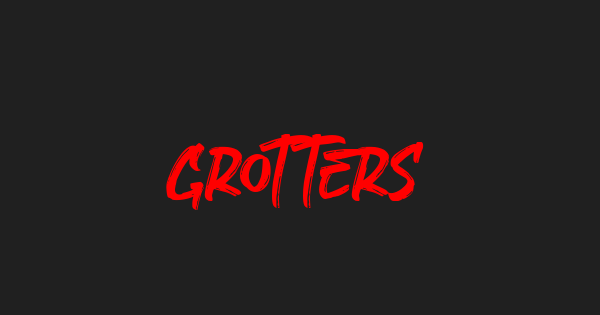 Grotters font thumbnail