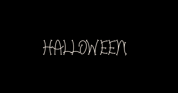 Halloween Skull font thumbnail