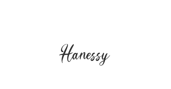 Hanessy font thumbnail
