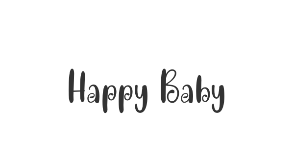 Happy Baby font thumbnail