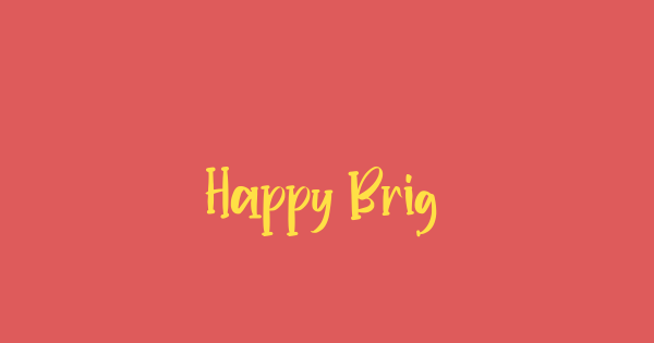 Happy Bright font thumbnail