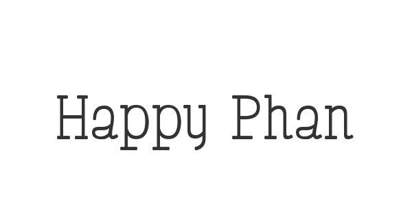 Happy Phantom font thumbnail