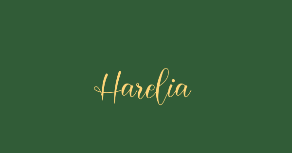 Harelia font thumbnail