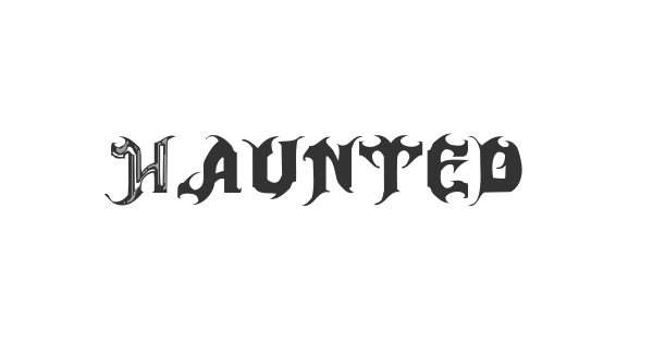 Haunted font thumbnail