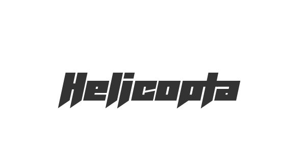 Helicopta font thumbnail
