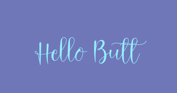 Hello Butterfly font thumbnail