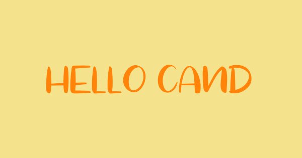 Hello Candy font thumbnail