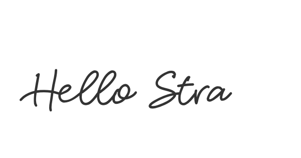 Hello Stranger font thumbnail