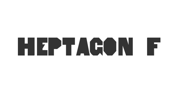 Heptagon French Limited Free Edition Tuscan font thumbnail