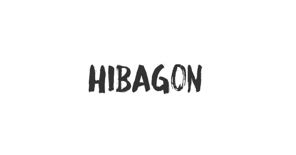 Hibagon font thumbnail