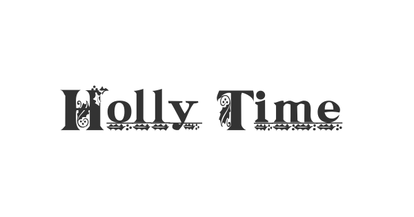 Holly Time font thumbnail