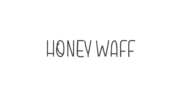 Honey Waffles font thumbnail