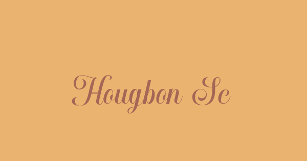 Hougbon Script font thumbnail