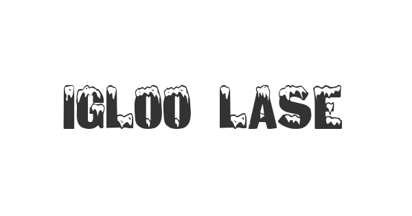 Igloo Laser font thumbnail