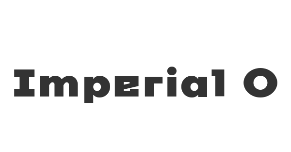 Imperial One font thumbnail