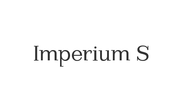 Imperium Serif font thumbnail