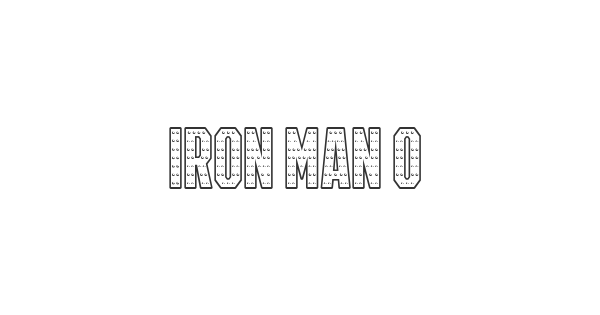 Iron Man Of War 001 NCV font thumbnail