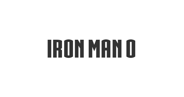 Iron Man Of War 002 NCV font thumbnail