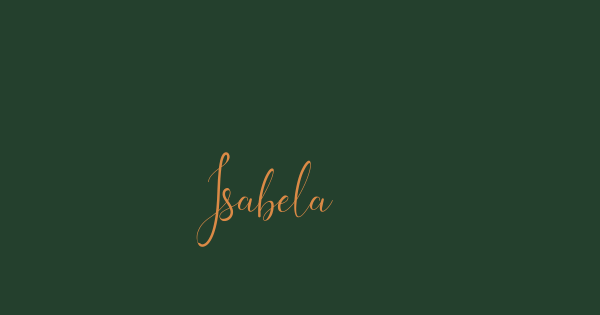 Isabela font thumbnail