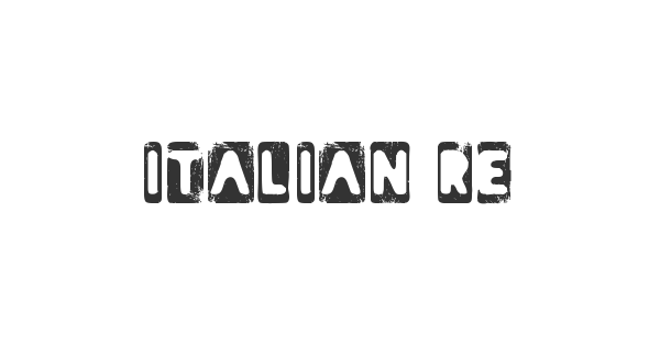 Italian Revolution font thumbnail