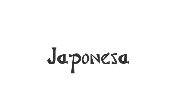 Japonesa font thumbnail
