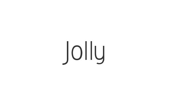 Jolly font thumbnail