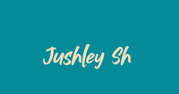 Jushley Shine font thumbnail