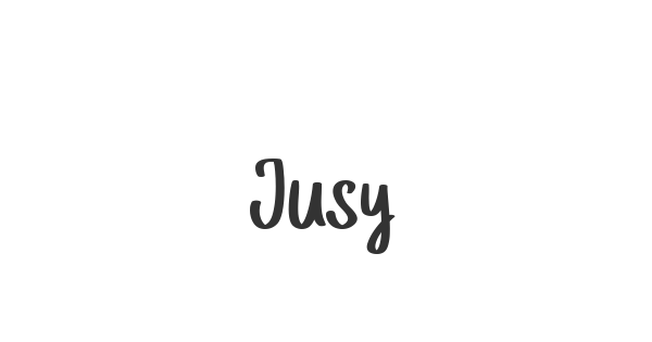Jusy font thumbnail