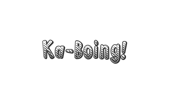 Ka-Boing! font thumbnail