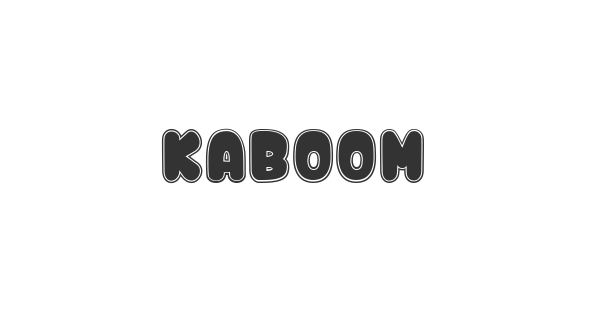 Kaboom font thumbnail