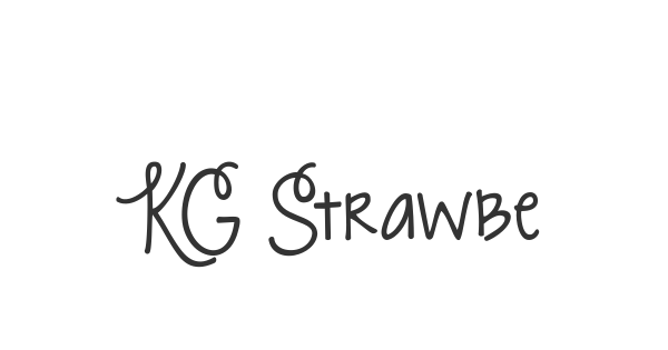 KG Strawberry Limeade font thumbnail