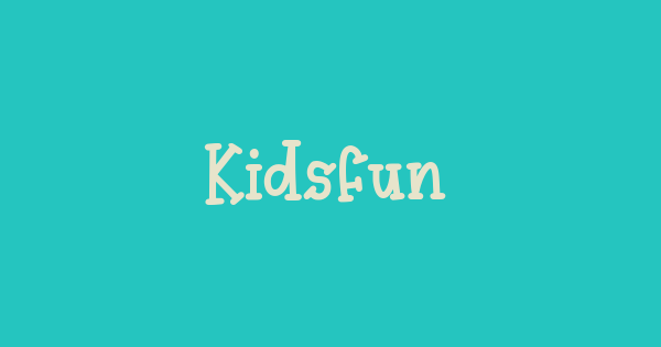 Kidsfun font thumbnail
