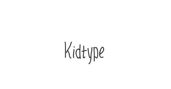 Kidtype font thumbnail