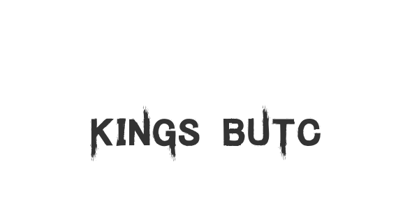 Kings Butcher font thumbnail