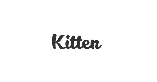 Kitten font thumbnail