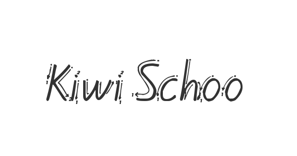 Kiwi School Handwriting with Guides font thumbnail