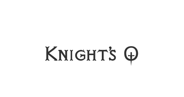 Knight’s Quest font thumbnail