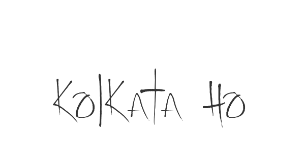 Kolkata Hotelroom font thumbnail