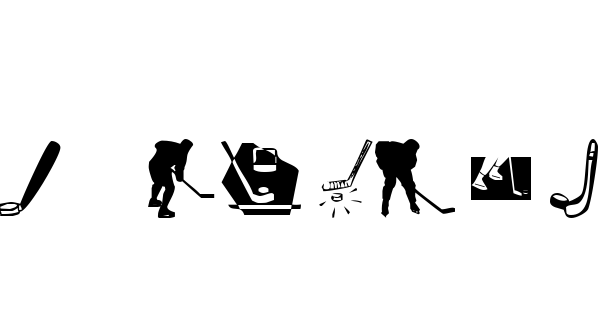 KR Hockey Dings font thumbnail