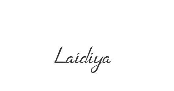Laidiya font thumbnail