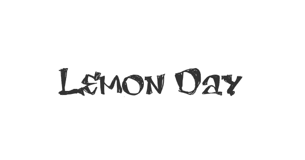 Lemon Day font thumbnail