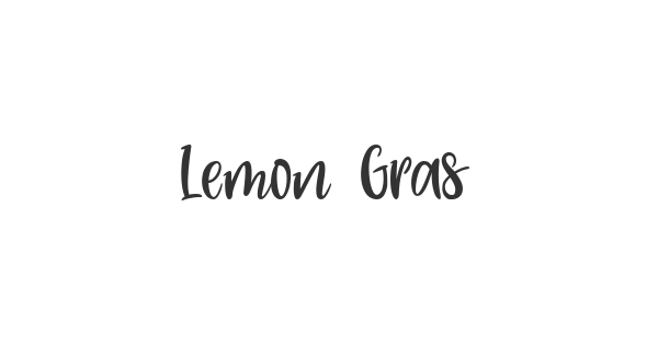 Lemon Grass font thumbnail