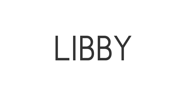 Libby font thumbnail