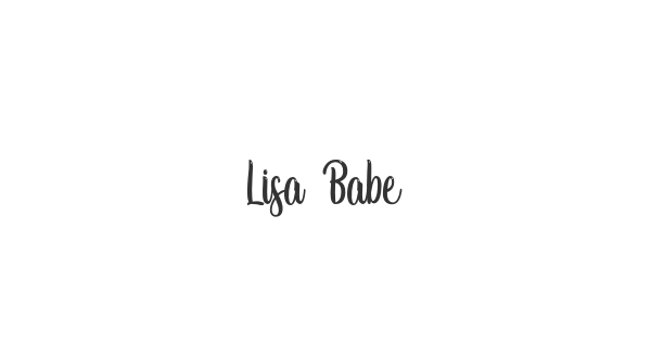 Lisa Babe font thumbnail
