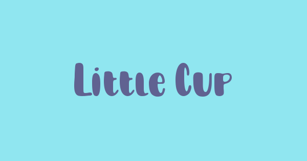 Little Cupcakes font thumbnail