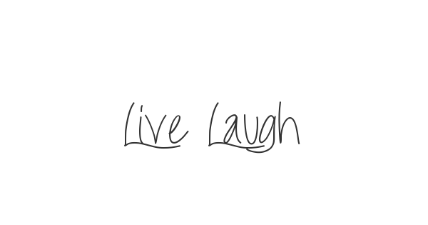Live Laugh Love font thumbnail
